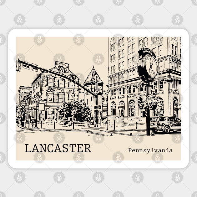 Lancaster Pennsylvania Magnet by Lakeric
